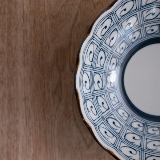 【WEB限定】古染格子5寸浅鉢 -器市-