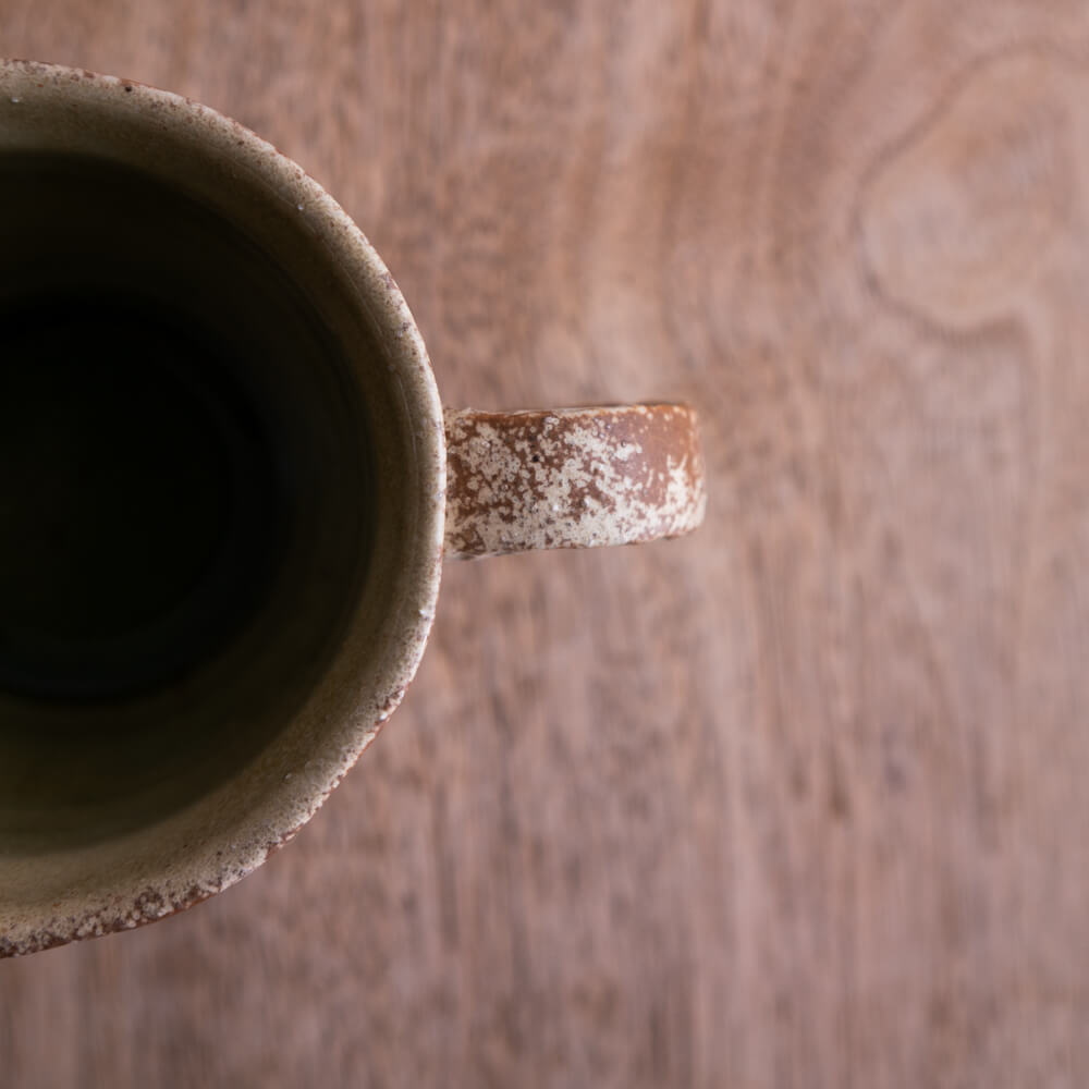 【WEB限定】錆織部 縄手マグ -器市-