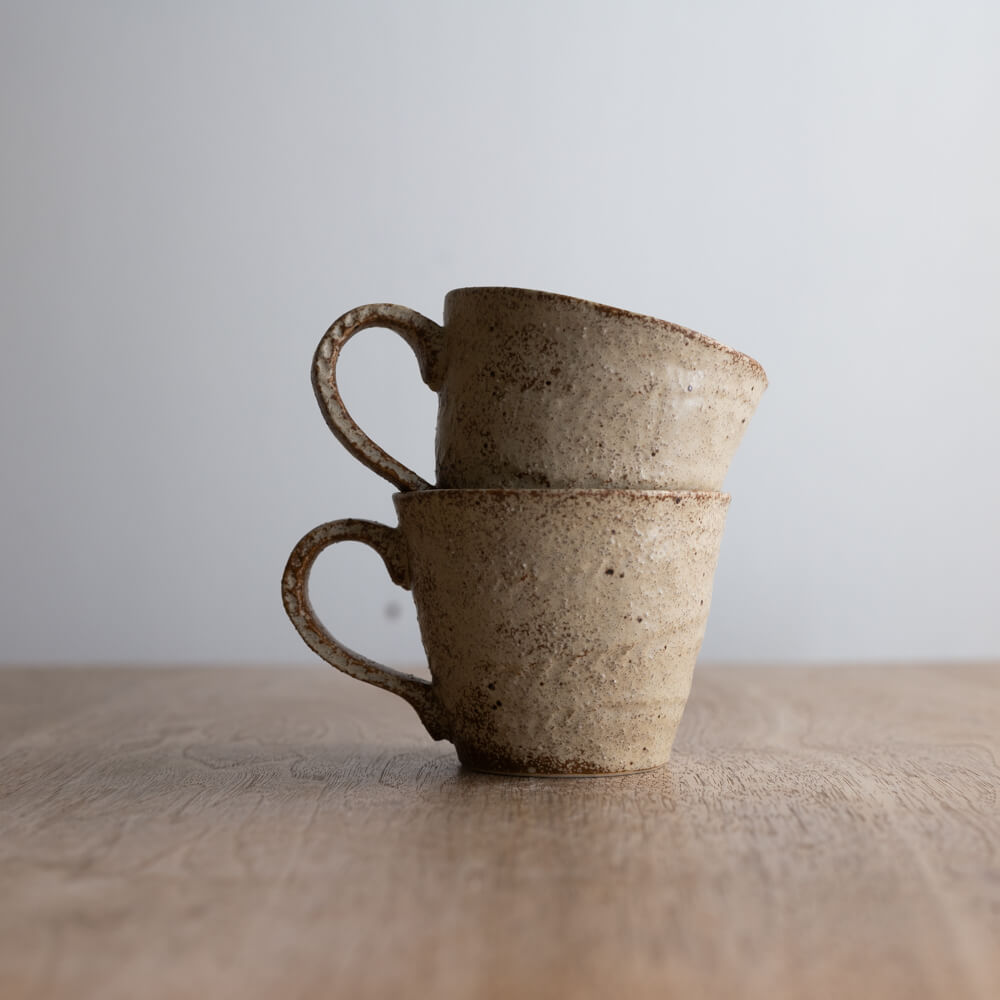 【WEB限定】錆織部 縄手マグ -器市-