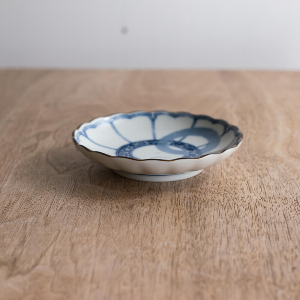 【WEB限定】輪つなぎ菊割3.5皿 -器市-