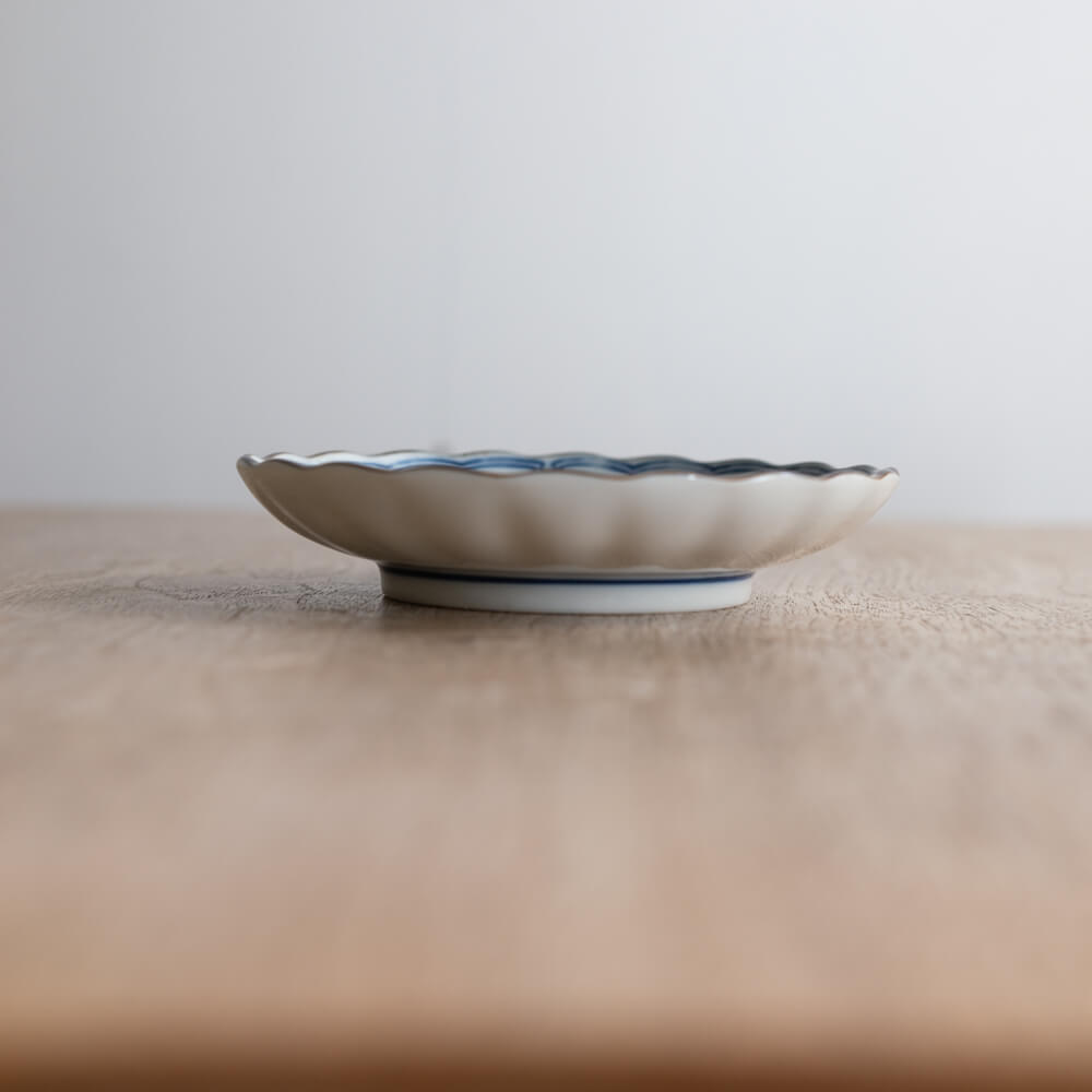 【WEB限定】輪つなぎ菊割3.5皿 -器市-