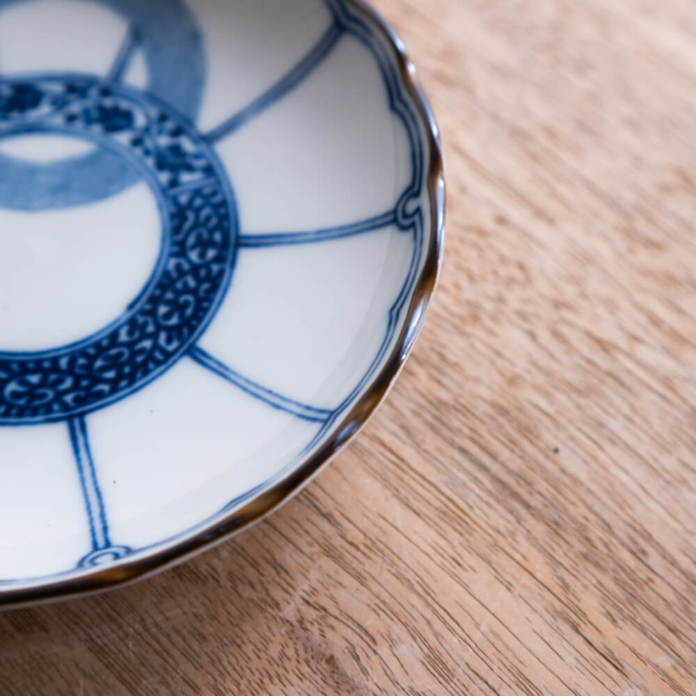 【WEB限定】輪つなぎ菊割3.5皿 -器市-