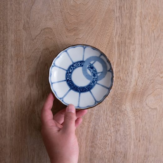 【WEB限定】輪つなぎ菊割3.5皿 -器市-