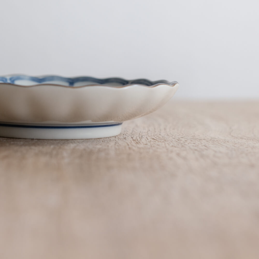 【WEB限定】輪つなぎ菊割3.5皿 -器市-