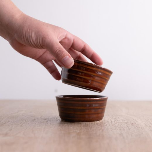 【WEB限定】アメ釉8.5cmココット -器市-