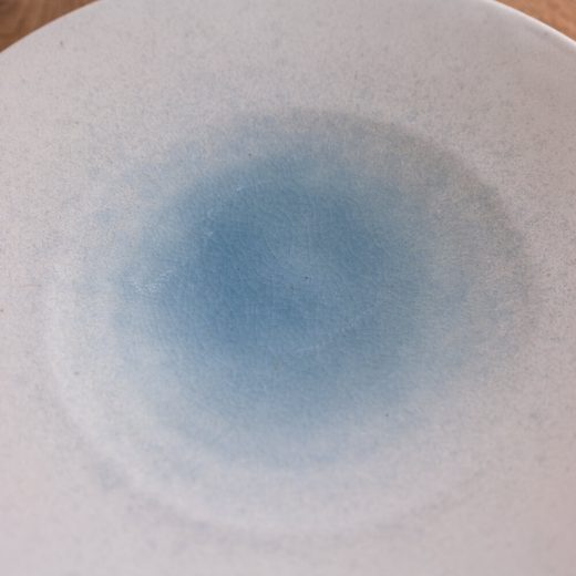 【WEB限定】氷結ブルー輪二重8寸皿 -器市-