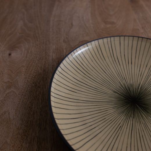 【WEB限定】土灰十草 丸9寸皿 -器市-