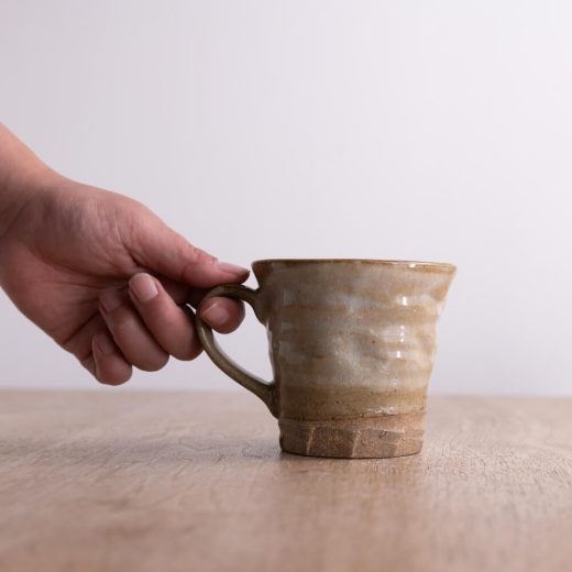 【WEB限定】粉引 手捻りマグ -器市-