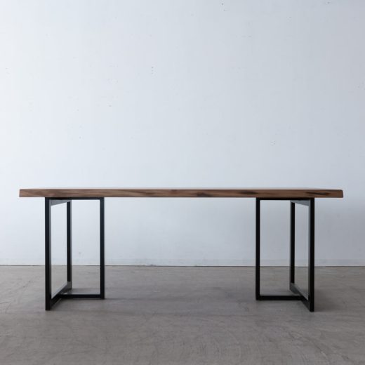 ［現品SLAE］耳付きテーブル 1800 ブラックウォールナット 天板42mm ウレタン仕上げ