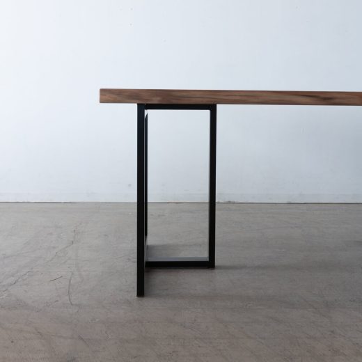 ［現品SLAE］耳付きテーブル 1800 ブラックウォールナット 天板42mm ウレタン仕上げ