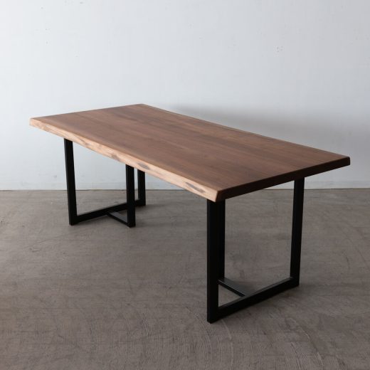 ［現品SLAE］耳付きテーブル 1800 ブラックウォールナット 天板42mm ウレタン仕上げ