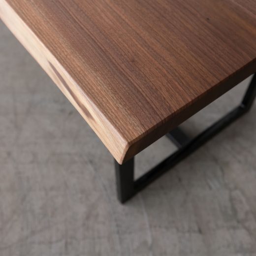 ［現品SLAE］耳付きテーブル 1800 ブラックウォールナット 天板42mm ウレタン仕上げ