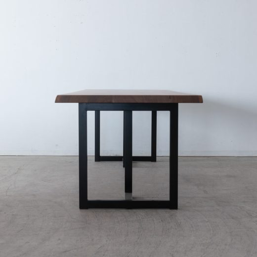 ［現品SLAE］耳付きテーブル 1800 ブラックウォールナット 天板42mm ウレタン仕上げ