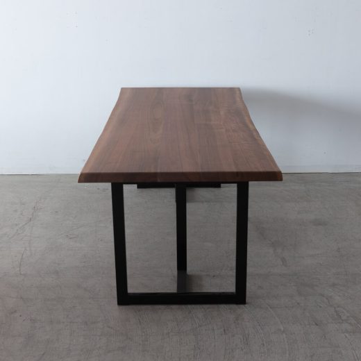 ［現品SLAE］耳付きテーブル 1800 ブラックウォールナット 天板42mm ウレタン仕上げ