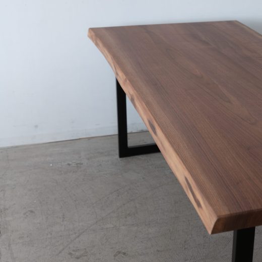 ［現品SLAE］耳付きテーブル 1800 ブラックウォールナット 天板42mm ウレタン仕上げ