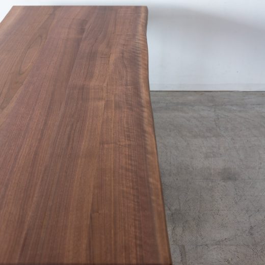 ［現品SLAE］耳付きテーブル 1800 ブラックウォールナット 天板42mm ウレタン仕上げ