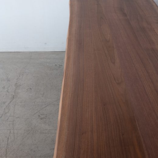 ［現品SLAE］耳付きテーブル 1800 ブラックウォールナット 天板42mm ウレタン仕上げ