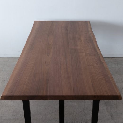 ［現品SLAE］耳付きテーブル 1800 ブラックウォールナット 天板42mm ウレタン仕上げ