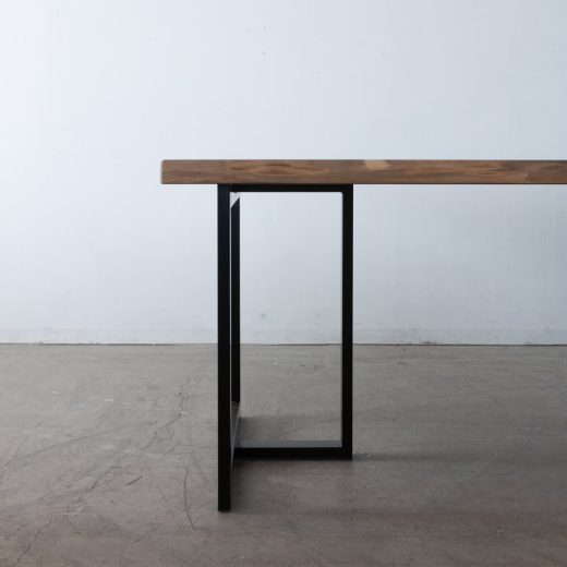 ［現品SLAE］耳付きテーブル 2000 ブラックウォールナット 天板42mm ウレタン仕上げ