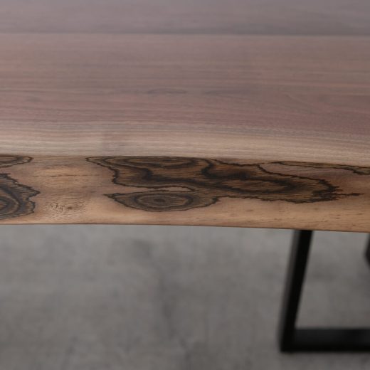 ［現品SLAE］耳付きテーブル 2000 ブラックウォールナット 天板42mm ウレタン仕上げ