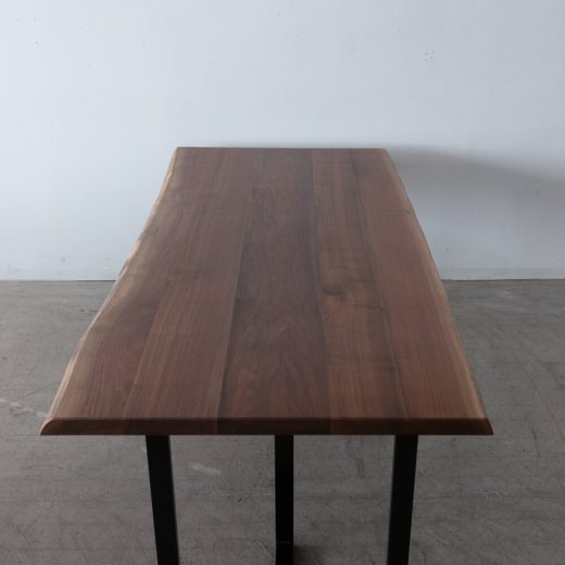 ［現品SLAE］耳付きテーブル 2000 ブラックウォールナット 天板42mm ウレタン仕上げ