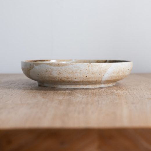 雪志野7寸パスタ皿 -器市-