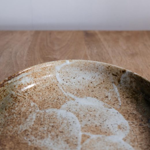 雪志野7寸パスタ皿 -器市-