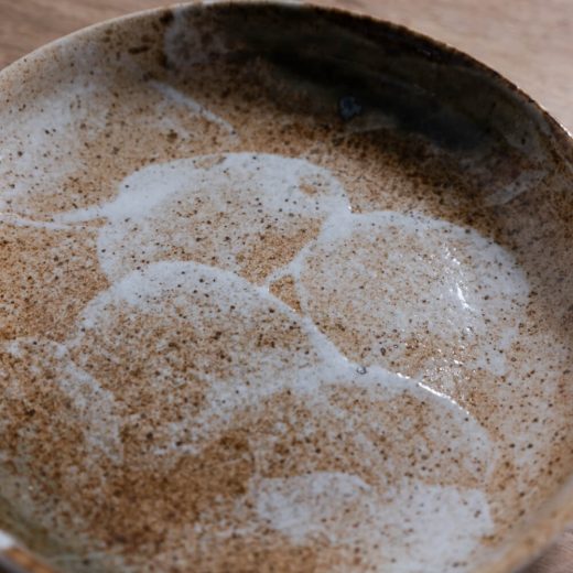 雪志野7寸パスタ皿 -器市-