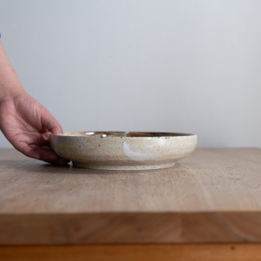 雪志野7寸パスタ皿 -器市-