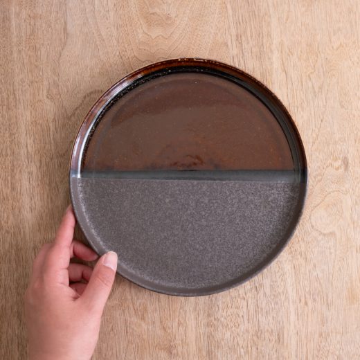 【WEB限定】twin 茶 切立7寸皿 -器市-