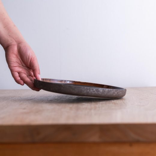 【WEB限定】twin 茶 切立7寸皿 -器市-