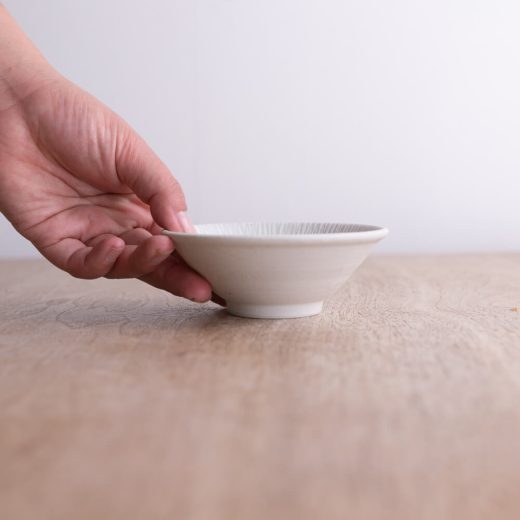 【WEB限定】KIZAMI 白 輪二重3.5深鉢 -器市-