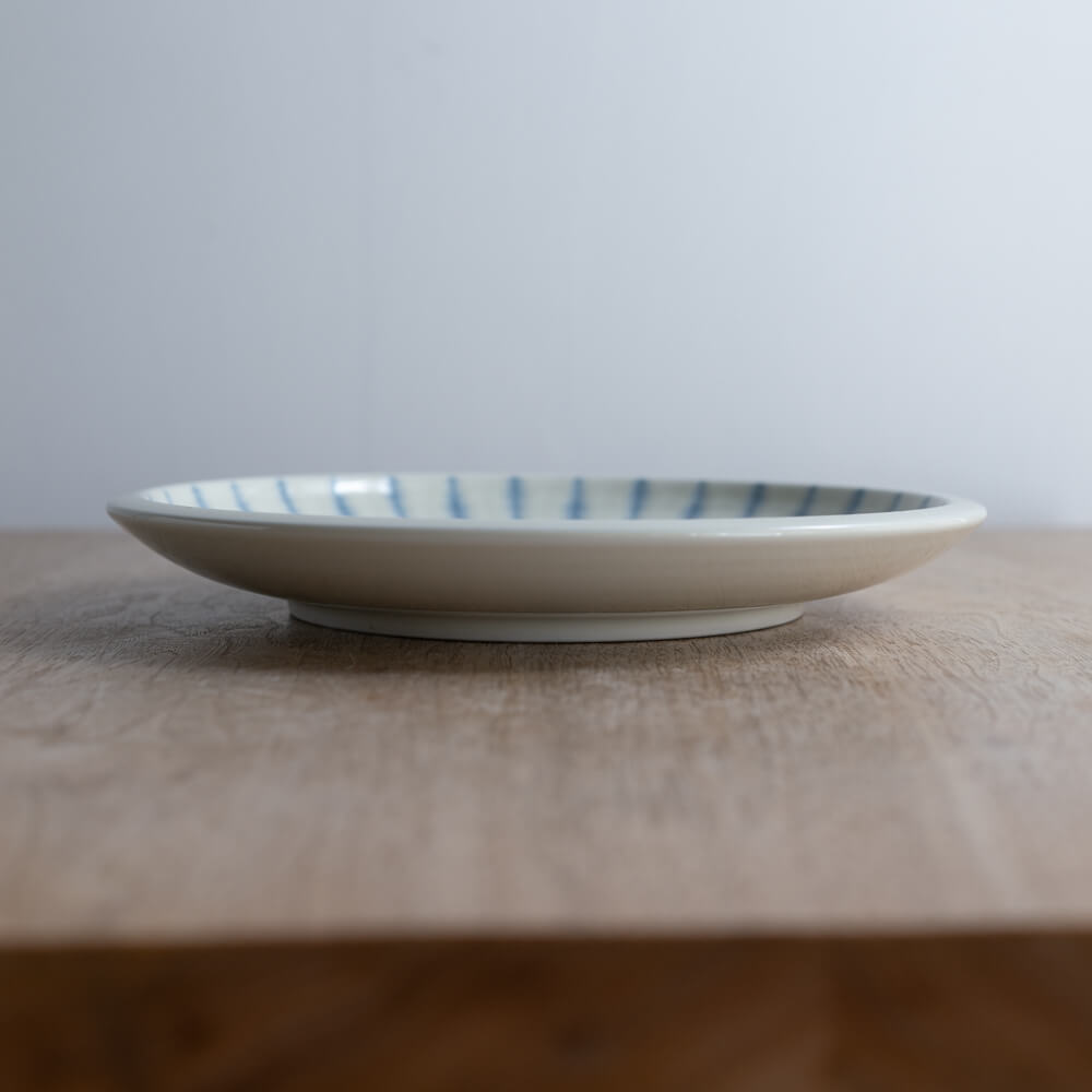 【WEB限定】Focus 白 括り手8寸皿 -器市-