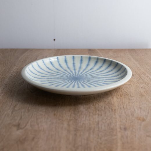 【WEB限定】Focus 白 括り手8寸皿 -器市-