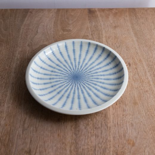 【WEB限定】Focus 白 括り手8寸皿 -器市-