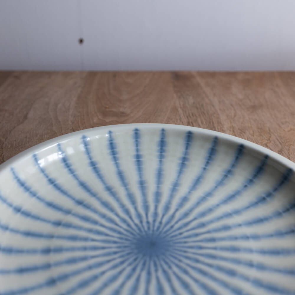 【WEB限定】Focus 白 括り手8寸皿 -器市-