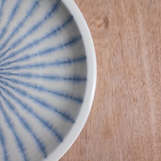 【WEB限定】Focus 白 括り手8寸皿 -器市-