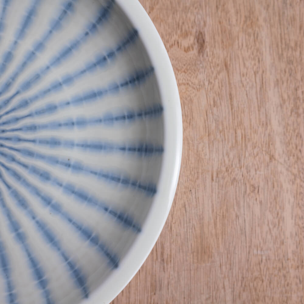 【WEB限定】Focus 白 括り手8寸皿 -器市-