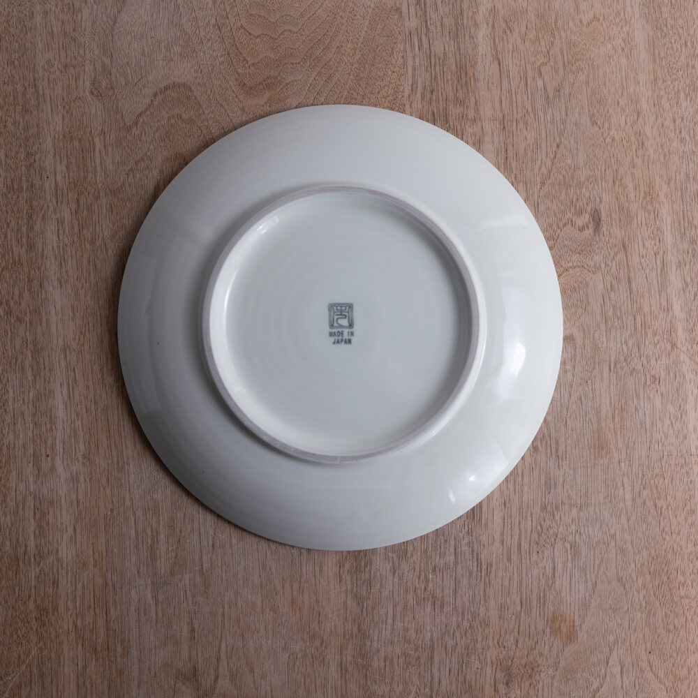 【WEB限定】Focus 白 括り手8寸皿 -器市-