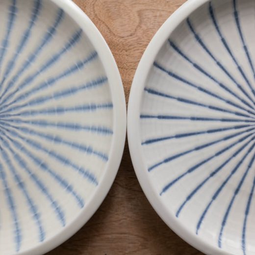 【WEB限定】Focus 白 括り手8寸皿 -器市-