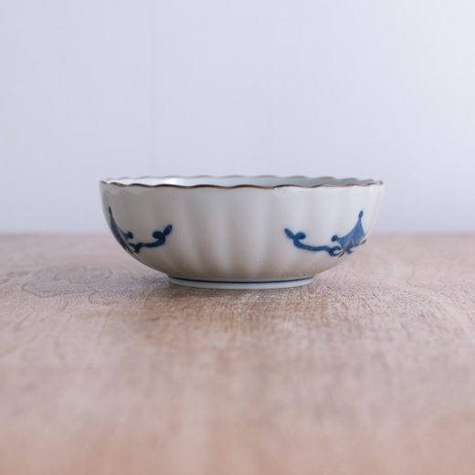 【WEB限定】吉祥小紋 麻の葉 菊割4.5鉢 -器市-