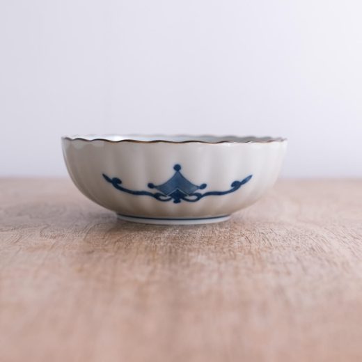 【WEB限定】吉祥小紋 麻の葉 菊割4.5鉢 -器市-