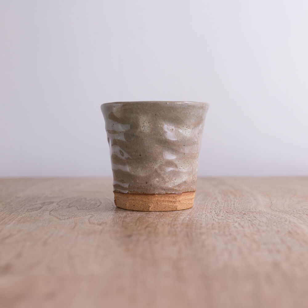 【WEB限定】粉引 手捻り焼酎カップ -器市-