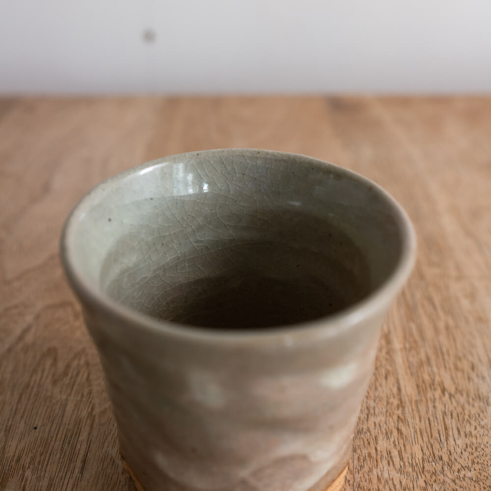 【WEB限定】粉引 手捻り焼酎カップ -器市-