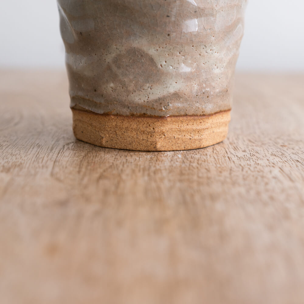 【WEB限定】粉引 手捻り焼酎カップ -器市-