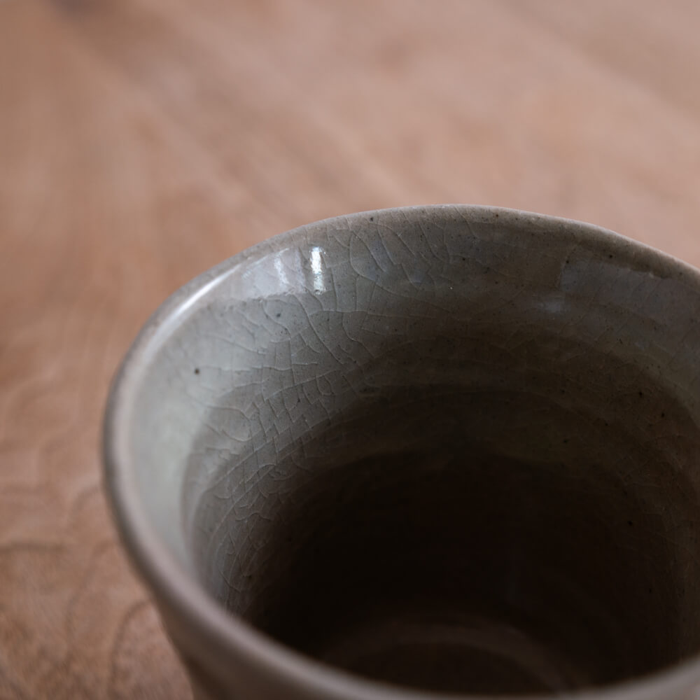 【WEB限定】粉引 手捻り焼酎カップ -器市-