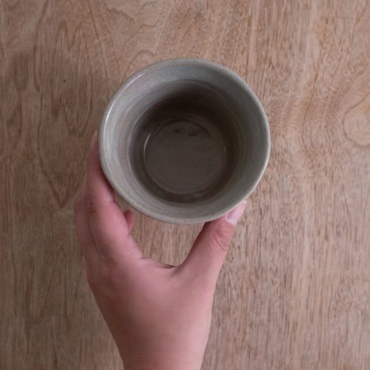 【WEB限定】粉引 手捻り焼酎カップ -器市-