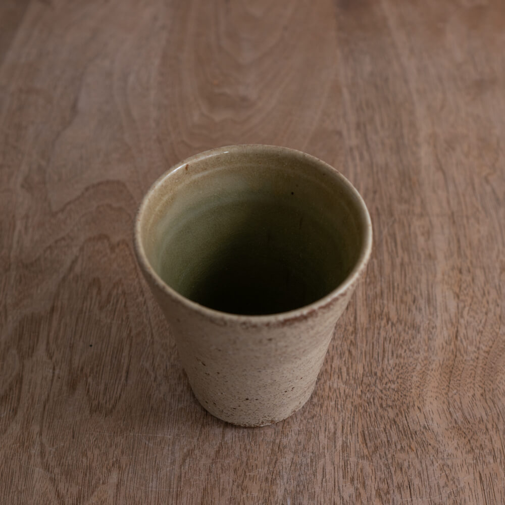 【WEB限定】サビ織部 焼酎カップ -器市-