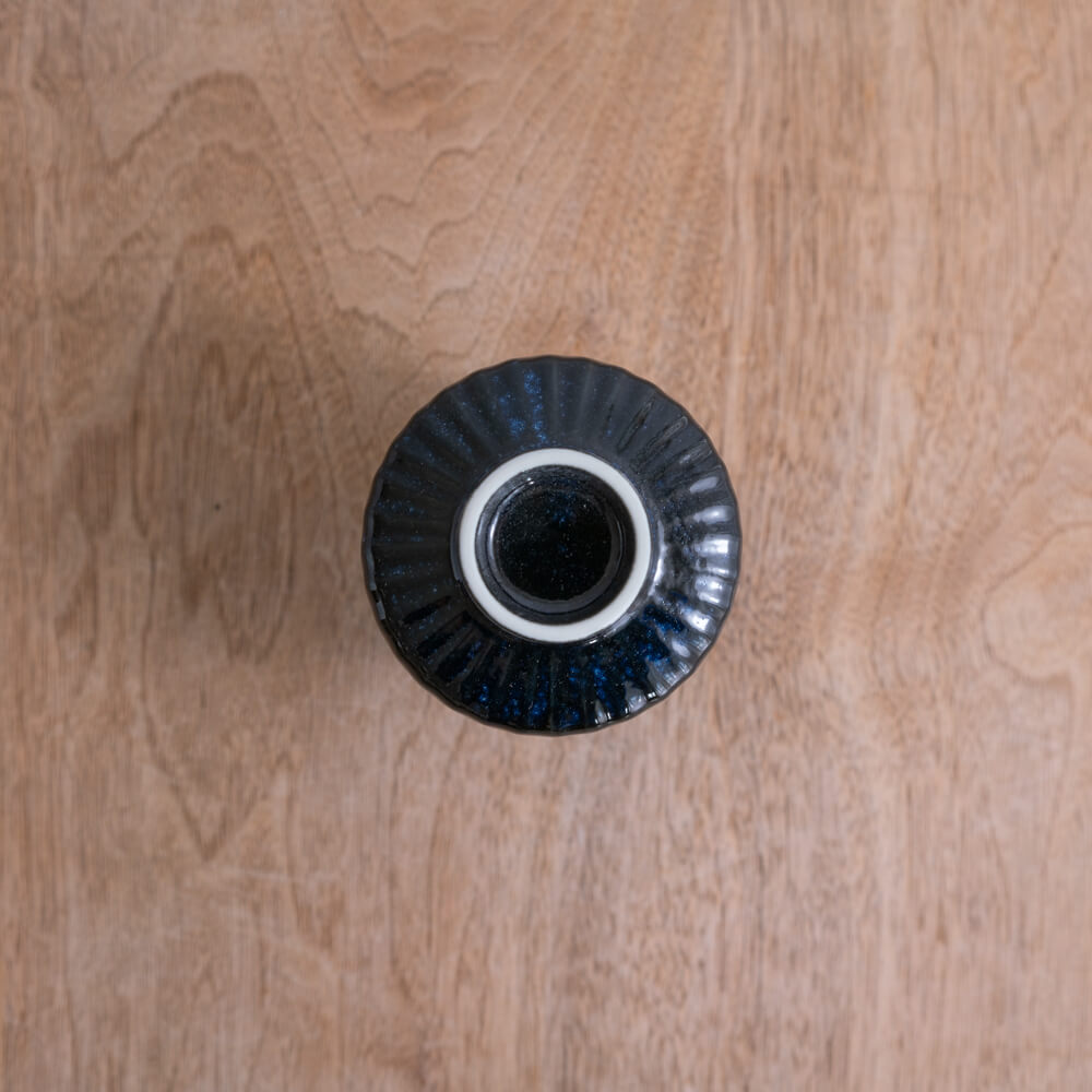 窯変紺むし碗 -器市-