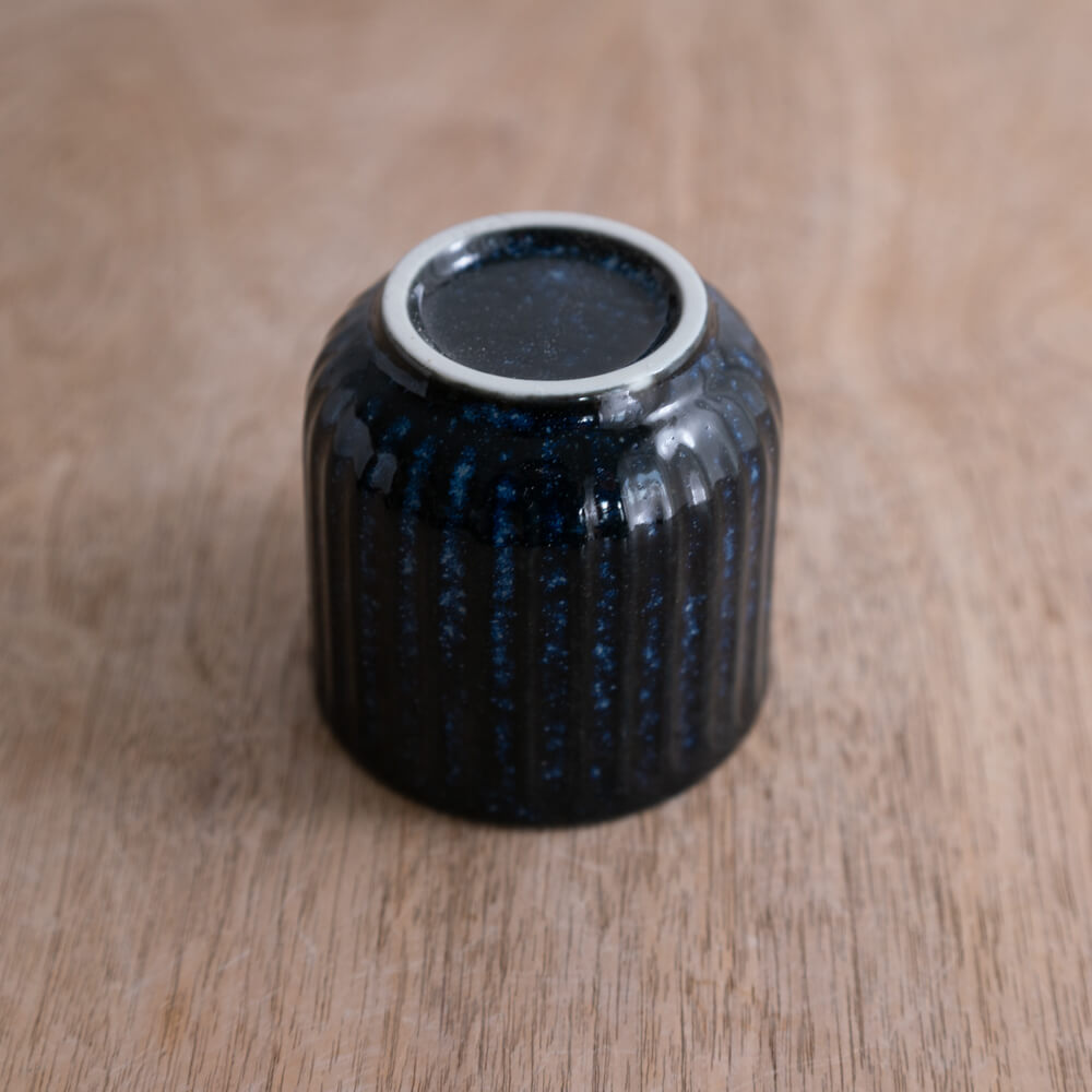 窯変紺むし碗 -器市-